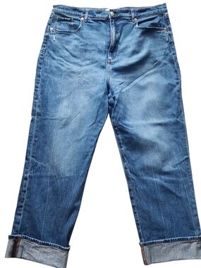 LOFT Women's Blue Straight-Leg Jeans